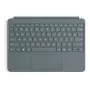 Nešiojama belaidė klaviatūra Microsoft Surface EP2-32735 QWERTZ vokiška Bluetooth mėlyna, skirta Surface Pro 12 colių