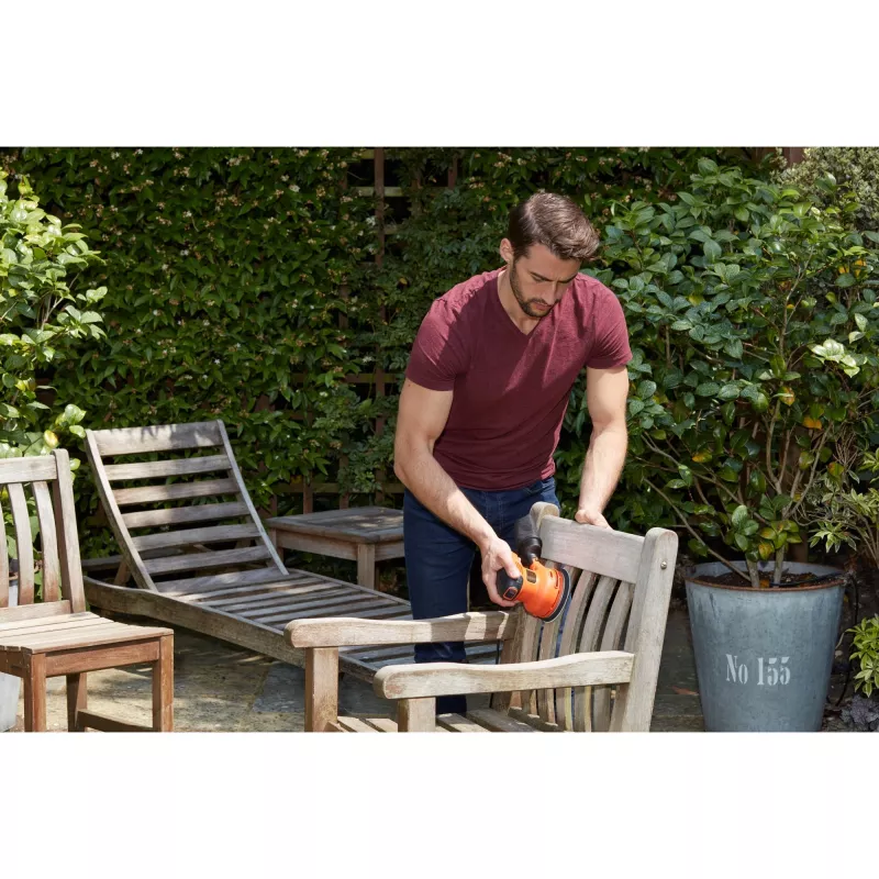 Black & Decker BEW210 Orbitinis šlifuoklis 14000 aps./min. Juoda, Oranžinė