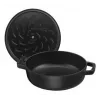 Sauté keptuvė ZWILLING STAUB BRAISERS apvali 28 cm, juoda, dugno skersmuo 22,2 cm