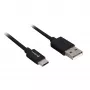 USB 2.0 A į USB-C laidas adapteris Sharkoon 0,5 m, juodas