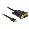 Vaizdo kabelio adapteris DeLOCK 83988 Mini DisplayPort į DVI-D 1 m
