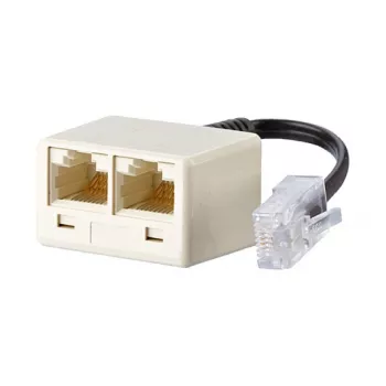 METZ CONNECT UAE tinklo adapteris – RJ-45 (mot.) į RJ-45 (kišt.) – 10 cm – Perlų baltumo (130607440101-E)