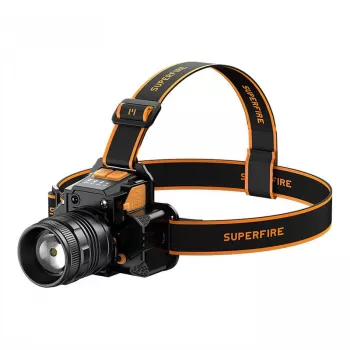 Kaktinė lemputė Superfire HL58 350 lm USB, 3 režimai, įkraunama