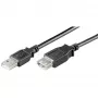 USB ilginimo laidas GOOBAY 93600 — USB A į USB A, USB 2.0, 3 m, juodas