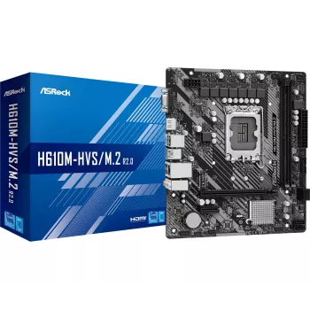 ASRock H610M-HVS/M.2 R2.0 DDR4 LGA1700 Micro-ATX pagrindinė plokštė