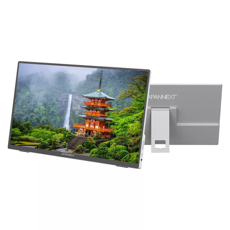 JAPANNEXT JN-MD-I156FHDR-T monitor 39,6 cm (15,6 colio) 1920x1080 Full HD LED liečiamasis ekranas pilkas