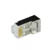 RJ45 kištukas CAT.6 100 vnt., oranžinis