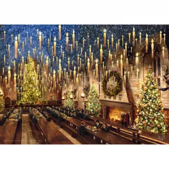 Thomas Kinkade Studios Wizarding World Harry Potter – Didžioji salė, Dėlionė 1000 dalių
