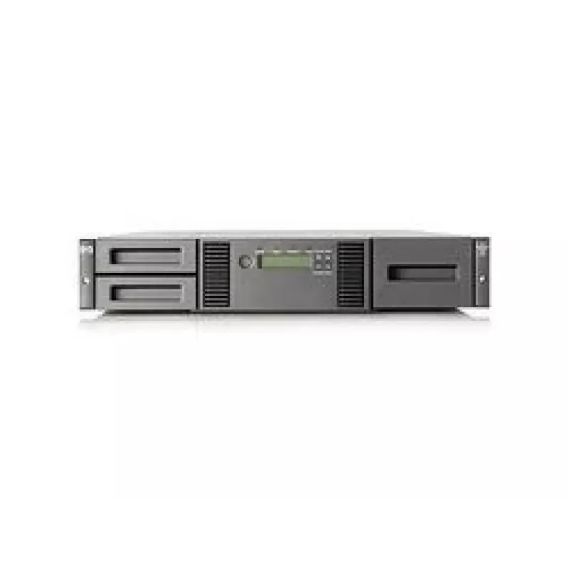 Hewlett Packard Enterprise HPE StorageWorks MSL2024 – Juostų biblioteka – LTO Ultrium – maksimalus įrenginių skaičius: 2 – Stelažinė – montuojama į stelažą – 2U – brūkšninių kodų skaitytuvas – skirta ProLiant DL120