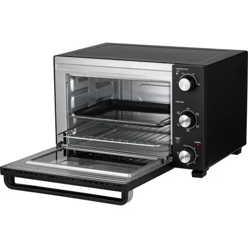 Elektrinė stalviršinė orkaitė MPM MPE-17/T — 48 L, 1800 W, konvekcija, termostatas, iešmas