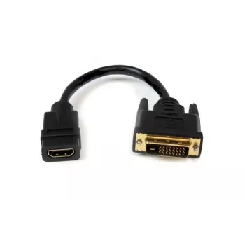 Garbot 31.20.9001 DVI į HDMI adapteris – 15 cm laidas, juodas