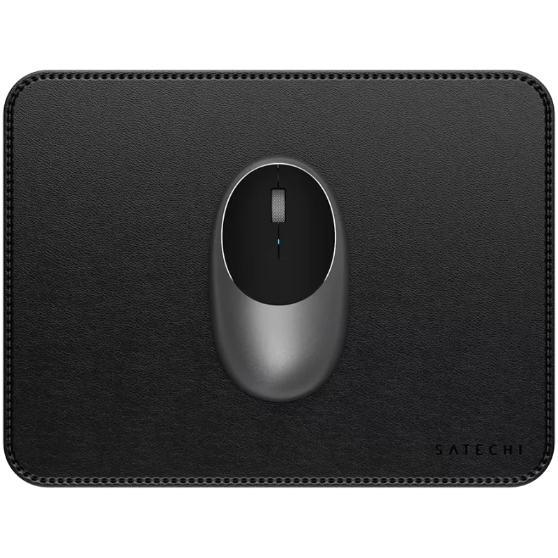 Satechi Premium Mouse Pad – Veganiškos odos pelės kilimėlis (juodas)