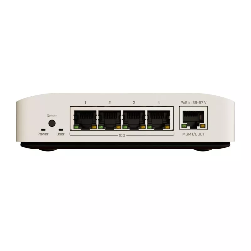 Mikrotik CRS304-4XG-IN tinklo jungiklis 10G Ethernet Power over Ethernet baltas