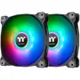 Kompiuterio ventiliatorius Thermaltake Pure Duo 14, 140 mm, PWM, RGB LED, juodas