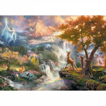 Dėlionė Schmidt Spiele Disney Bambi 1000 dalių, 693 mm, nuo 12 metų