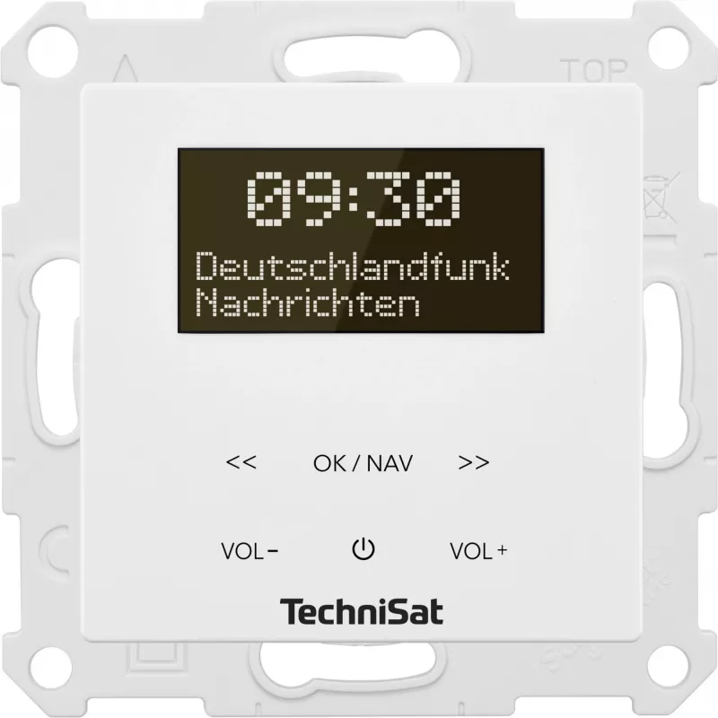 TechniSat DigitRadio UP 55 - DAB radijas - 2 x 2 W - Baltas (0001/3901)