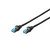 Tinklo laidas Digitus CAT 5e SF/UTP Patch Cord juodas 3 m