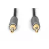 Digitus garso jungiamasis laidas 3,5 mm lizdas – 3,5 mm lizdas 1,8 m juodas