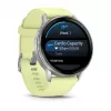 Garmin Venu 010-03014-02 išmanusis laikrodis / sportinis laikrodis 3,56 cm (1,4 inch) AMOLED 45 mm Skaitmeninis 454 x 454 pikseliai Liečiamas ekranas Sidabrinis Wi-Fi GPS (palydovas)