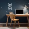 Neoninė lemputė MANTA SNL66WH French Bulldog White – dekoratyvinis LED neoninis šuo prancūzų buldogas baltas