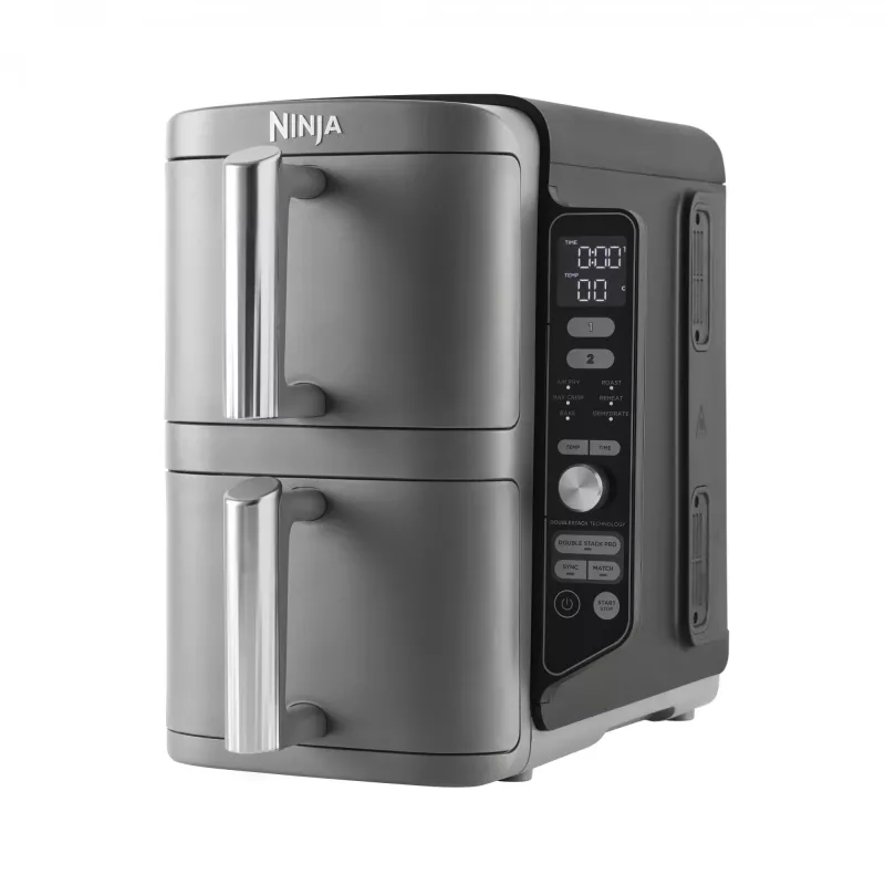 Kepimo krosnelė Ninja SL400EU Dviguba 9,5 L 2470 W Karšto oro gruzdintuvė Juoda, Pilka