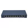 Hikvision DS-3E1310HP-EI(B) valdomas tinklo jungiklis Fast Ethernet (10/100) su PoE, pilka