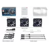 Ventiliatorius Seasonic MagFlow 1-Fan Kit 12 cm juodas 1 vnt.