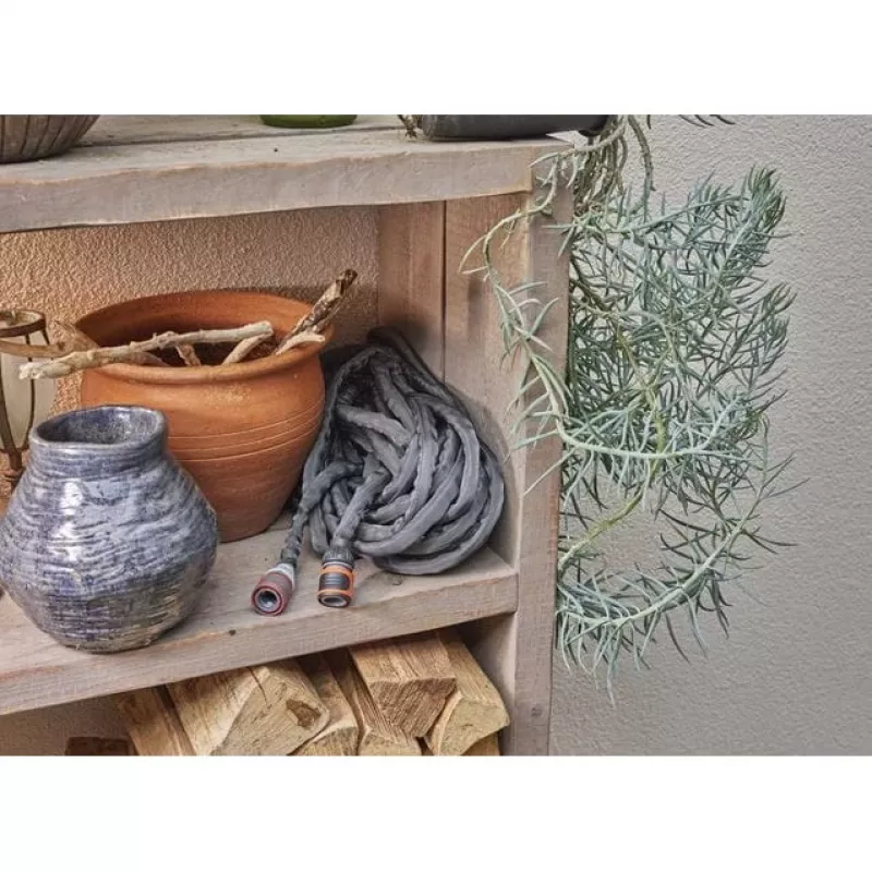 Sodo žarna Gardena Liano 25 m, PVC, juoda/pilka, antžeminė