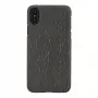 Dėklas iPhone X/XS iš medžio ir polikarbonato – juoda Carbalho apdaila, man and wood