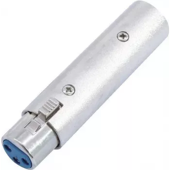 Garso adapteris Omnitronic 3 kontaktų XLR lizdas į 5 kontaktų XLR kištuką 30226577