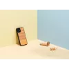 Dėklas Man and Wood iPhone 12 mini, silkės rašto arancia juoda