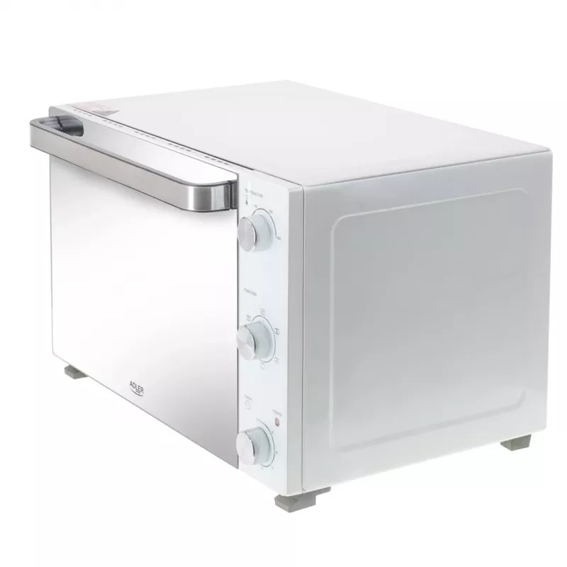 Elektrinė stalviršinė orkaitė Adler AD 6027, 48 L, 1800 W, balta