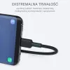 USB-C į USB-A laidas Aukey CB-CA2, nailono pintas, Quick Charge 3A, 1 m