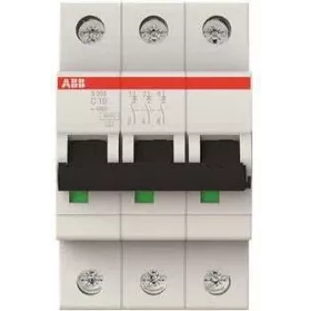 Automatinis jungiklis ABB 10A S203-C10 pro M 3 pol. 6kA (2CDS253001R0104)
