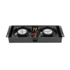 Aušinimo ventiliatorius Extralink 2 FANS ROOF COOLING UNIT 220V AC juodas metalinis