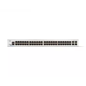 Valdomas jungiklis Cisco Catalyst 1300-48T-4G, 48 prievadų GE, 4x1GE SFP, ribota viso naudojimo laiko apsauga (C1300-48T-4G)