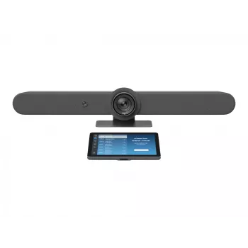 LOGITECH vaizdo konferencijų rinkinys Tap IP Rally Bar, sertifikuotas Zoom Rooms ir Microsoft Teams Rooms