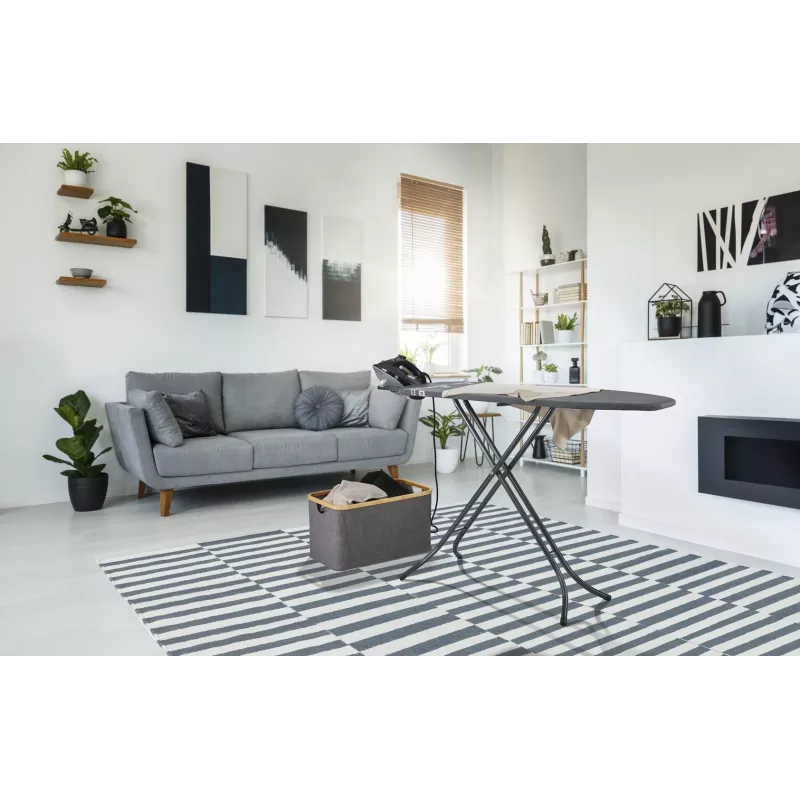 Pilno dydžio lyginimo lenta Leifheit 72486 Classic M Black, 1200 x 380 mm, aukštis 690–880 mm