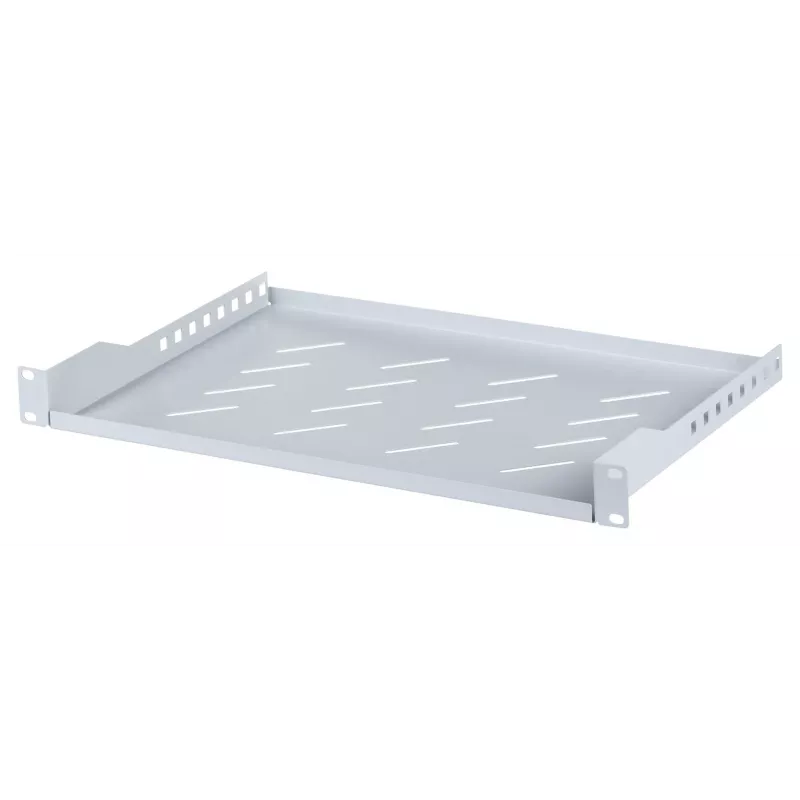 Rack lentyna LANBERG AK-1004-S — 1U 19 colių pilka