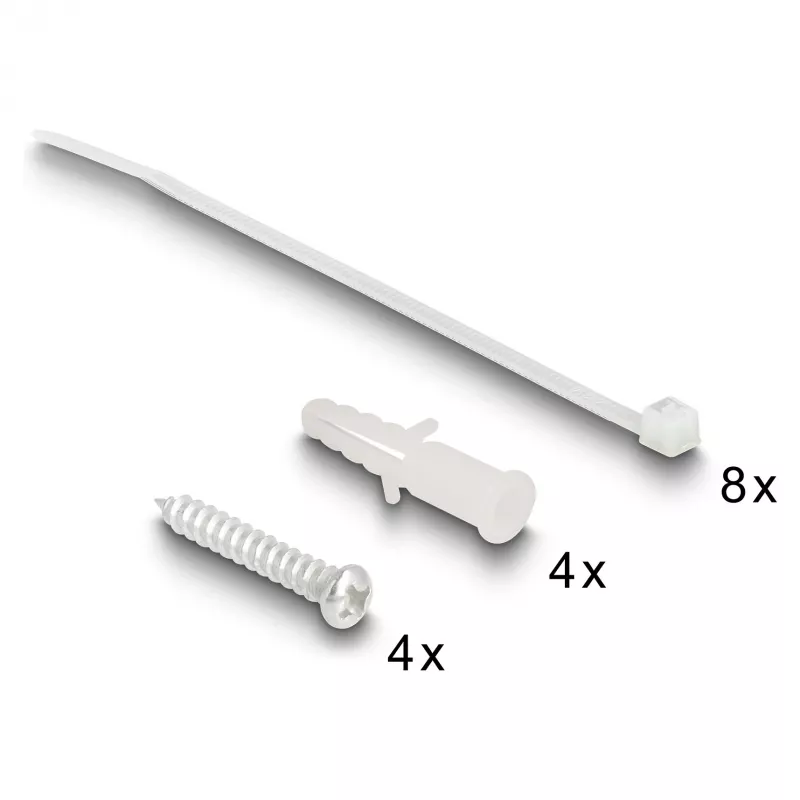 Paskirstymo dėžutė DeLOCK 66235 4 prievadų Metalinė Juoda
