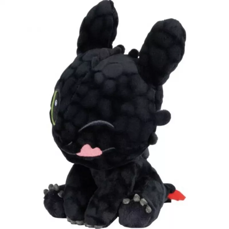 Dragons: Toothless, happy, pliušinis žaislas 18 cm