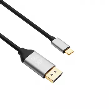 AKYGA USB-C į DisplayPort adapterio laidas 1.8m juodas