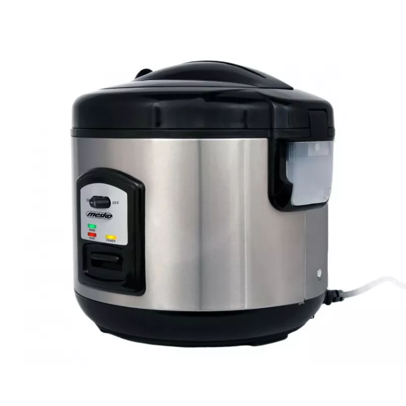 Ryžių virimo aparatas Mesko MS 6411, juodas, nerūdijantis plienas, 1000 W