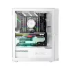 Korpusas Logic PORTOS ARGB MINIDI USB 3.0 Baltas