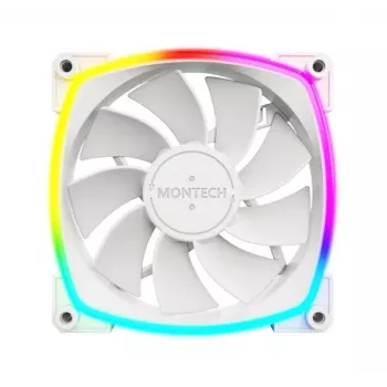 Montech RX120 PWM kompiuterio korpuso ventiliatorius 12 cm baltas 3 vnt.