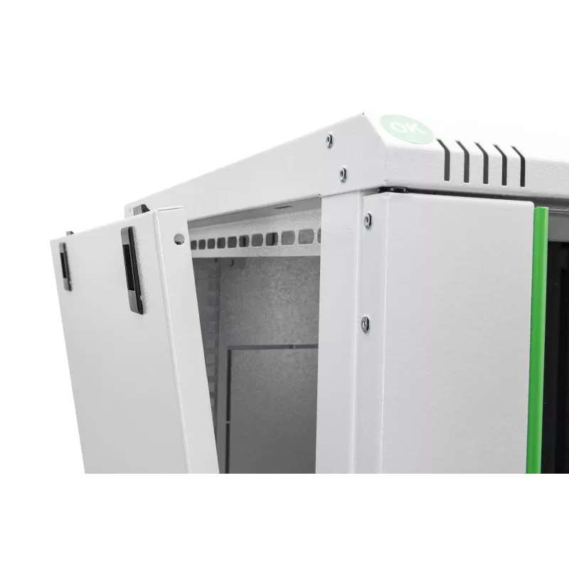 DIGITUS Professional Dynamic Basic Series DN-19 16U-6/6-EC - tinklo spinta montavimui ant sienos - pilka, RAL 7035 - 16U - 48,3 cm (19 inch)