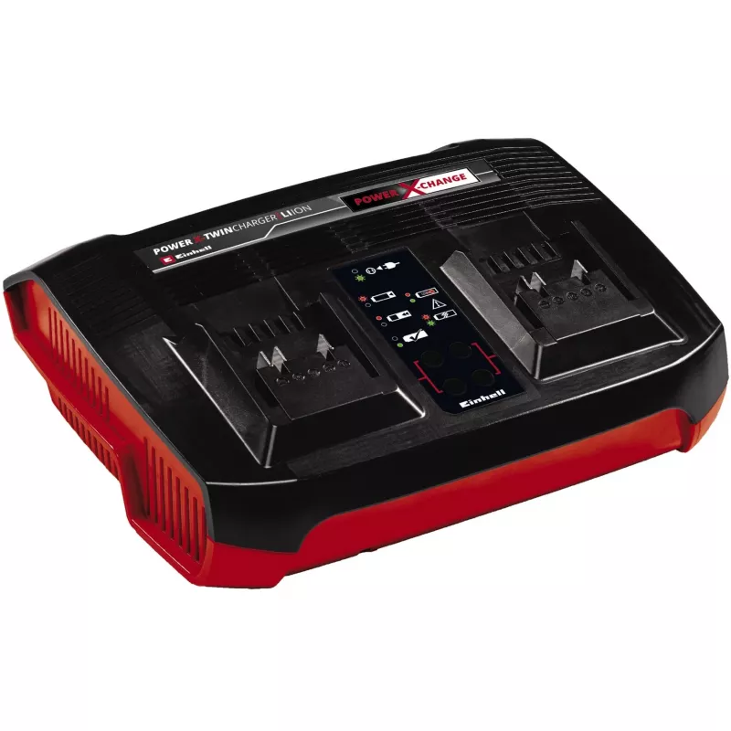 Įkroviklio rinkinys Einhell 2x 4.0Ah Twincharger AC LED