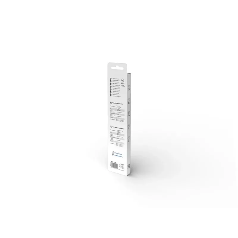 Savio CL-125 USB kabelis USB 2.0 1 m USB A USB C Baltas