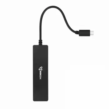 Sbox H-404C USB 3.0 4 prievadų skirstytuvas
