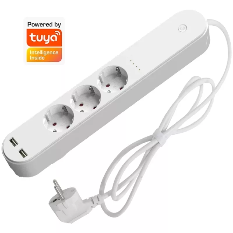 Išmanusis ilgintuvas Denver SHP-310U 3 AC lizdai F tipas 3680 W